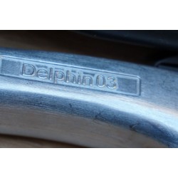 Delphin® 03- Originalny nóż"  - Z Czarnym Plastikowym Uchwytem (Pochwa)