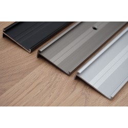Type 845, Aluminium stair profiles for renovation with resilient ( elastic )flooring up to 3 mm.