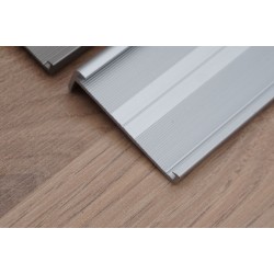 Type 845, Aluminium stair profiles for renovation with resilient ( elastic )flooring up to 3 mm.