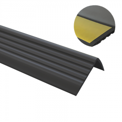 PVC - Stair nose - self-adhesive non-slip stair profile - P2ND 41x25mm