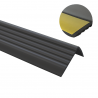 PVC - Stair nose - self-adhesive non-slip stair profile - P2ND 41x25mm