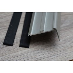 A37 -   Anti-slip stair profiles 36 X 20mm with double rubber strips