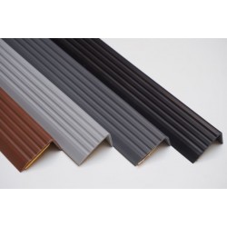 PVC - Stair nose - self-adhesive non-slip stair profile - P2ND 41x25mm