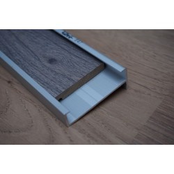 TYPE 847, ALUMINIUM STAIR PROFILES FOR RENOVATION WITH LAMINATE FLOORING UP TO 9 MM