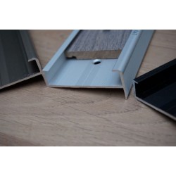 TYPE 847, ALUMINIUM STAIR PROFILES FOR RENOVATION WITH LAMINATE FLOORING UP TO 9 MM