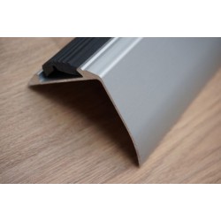 STP-XL 50 X 48mm ANTI SLIP STAIR PROFILE WITH RUBBER 25MM