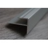 Aluminium F profiel voor trappenkanten met laminaat 8mm
