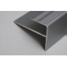 Aluminium F profiel voor trappenkanten met laminaat 8mm