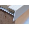 Aluminium F profiel voor trappenkanten met laminaat 8mm