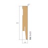 White skirting board MDF  x 10 pcs x heigh 10cm  x 15mm x 240cm